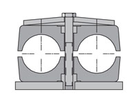 Inch Standard Twin Series Tube Clamp Halves
