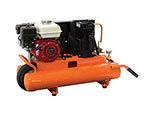 5.5 HP Honda Powered Cast Iron Pump 8 Gallon Wheelbarrow Compressor