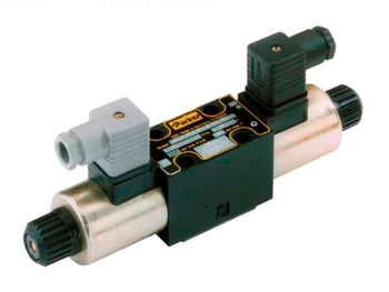 D1VW Series - Single solenoid, 2 position, spring offset P > A